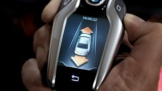 BMW 7 Series G11 Remote Control Parking [upl. by Ecirtnas]