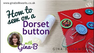 How to sew on a Dorset Button  and use it as an actual fastening Ideas to try [upl. by Ainerbas]