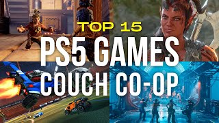 15 Best Couch CoOp Games On PS5  2 Player SplitScreen Games PART 1 [upl. by Mathia]