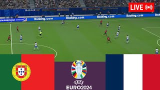 Portugal vs France LIVE Euro Cup 2024 Germany Full Match  Simulation Video Games [upl. by Teria497]