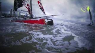 Extreme Catamaran Sailing at Round Texel Race 2011 [upl. by Sophie]