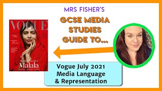 GCSE Media  Vogue Cover July 2021  Media Language amp Representation [upl. by Gnagflow]