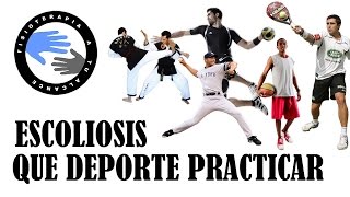 Escoliosis que deportes practicar [upl. by Yeliac584]