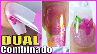 Uñas PEFECTAS con Moldes DUAL y TIPS 💅 Acrílico y Polygel  Técnica COMBINADA 💅 CURSO de DUAL 11 [upl. by Wolgast]