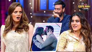 विदेशी लड़की के साथ अजय देवगन का Kissing सीन देख कर Kajol हुई Gussa  Best Of Kapil Sharma  comedy [upl. by Zetnauq]