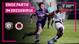 FC Erzgebirge Aue  FC Viktoria Köln Highlights mit LiveKommentar  3 Liga  MAGENTA SPORT [upl. by Carolyn835]