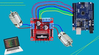 How to setting up the L298n MOTOR DRIVER module with Arduino [upl. by Nnylsaj69]