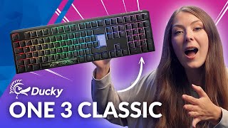 Keep it Classic  Ducky One 3 Classic Keyboards Unboxing [upl. by Knobloch]