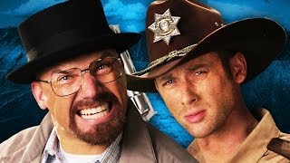 Rick Grimes vs Walter White Epic Rap Battles of History [upl. by Remington]