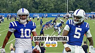 Anthony Richardson amp Adonai Mitchell LIGHTS UP Indianapolis Colts Defense Training Camp HIGHLIGHTS [upl. by Amleht657]