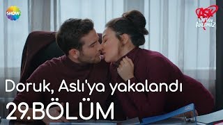 Aşk Laftan Anlamaz 29Bölüm  Doruk Aslıya yakalandı [upl. by Ehgit472]