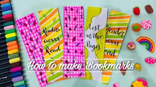 3 Easy And Creative Bookmarks Ideas Wow asmr calligraphy art [upl. by Edan]