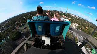 Iron Gwazi  Busch Gardens Tampa Bay  Onride  4k [upl. by Ilrak]