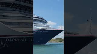 Carnival Glory sails away from Port Canaveral shorts cruiseships carnivalglory [upl. by Stempson256]