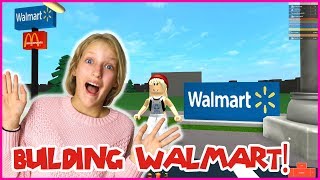 BUILDING MY OWN WALMART STORE [upl. by Ahpla]