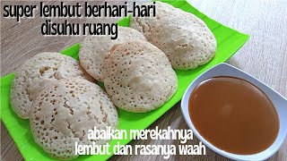 TEPUNG BERAS DAN SANTAN DIBUAT INI RASANYA BIKIN NAGIH LEMBUT BERHARIHARI II KUE SERABI [upl. by Darbee616]