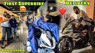 Sir ki Dream Delivery BMW S1000RR ❤️ or sath mai humne bhi Booking Karwa di 😍 BIG SURPRISE [upl. by Naugal]