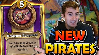 New Pirates Season 8  Hearthstone Battlegrounds [upl. by Assilak361]