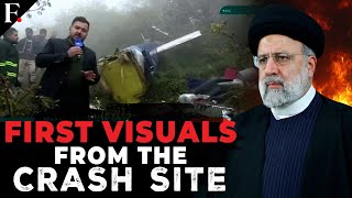 First Visuals Iranian President Raisis Mortal Remains Retrieved from the Helicopter Crash Site [upl. by Ylrad]