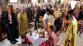 Feierlicher Gottesdienst zum griechischorthodoxen Pfarrfest am 22 Mai 2016 in Wesseling [upl. by Olimac]