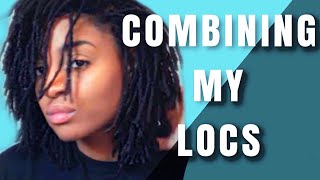 COMBINING MY LOCS  Cc Devereaux [upl. by Bryna]