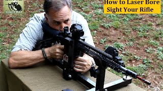 How to Laser Bore Sight a Rifle [upl. by Ramahs]