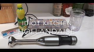 EASIEST WAY TO MAKE HOLLANDAISE SAUCE KETO FRIENDLY [upl. by Ibbor145]