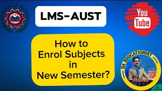 How to Enrol Subjects in New Semester [upl. by Annaerda]