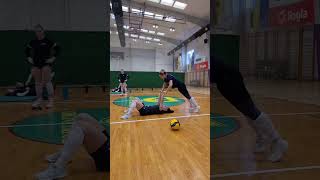 Strength amp conditioning  volleyball sports strengthtraining volleyball gymmotivation [upl. by Aratnahs]