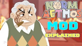 Norm Aethos Lyric mod explained in fnf Jeffys Endless Aethos [upl. by Berfield]