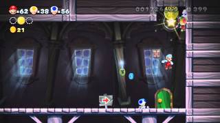 New Super Mario Bros U 100 Walkthrough Episode 7  World 3  Frosted Glacier [upl. by Riggins]