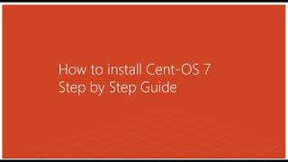 CentOS Step by Step Installation on VMware [upl. by Kinelski]