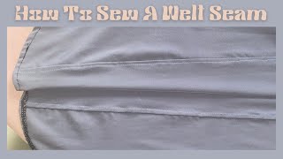 How To Sew A Welt Seam Sewing Tutorial [upl. by Karlie]