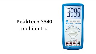 Peaktech 3340 DMM  multimetru PRAM [upl. by Thesda]