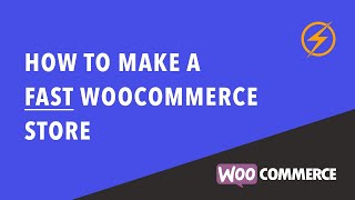 How to make a really FAST WooCommerce website  Step by Step Tutorial to SPEED up WooCommerce [upl. by Inele]