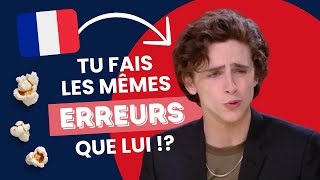 Les erreurs de français de Timothée Chalamet décryptées  Astuces pour les éviter [upl. by Netnilc]