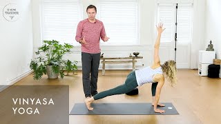 50 min Vinyasa yoga  Johan Noorloos [upl. by Eninnej]