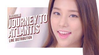 LABOUM 라붐  Journey to Atlantis 상상더하기 Line Distribution [upl. by Countess]