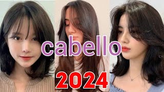 CORTES EN TENDENCIA 2024 ✂️ ESTILOS Y CORTES DE PELO PARA MUJER [upl. by Nauqal866]