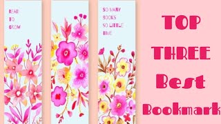 How to make Top Three Best Bookmarks🔖 craftsDiy [upl. by Gunar]