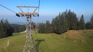 Cable Car Drive  PILATUS to KRIENS 1  Switzerland [upl. by Adnohsal]