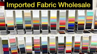 ShirtTshirt Fabric Wholesaler  Imported Raw Fabric House [upl. by Nora]