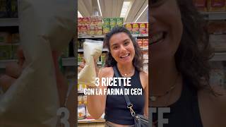 3 ricette con la FARINA DI CECI ✅ elefanteveg ricettevegane ricettasalvacena [upl. by Fennelly]