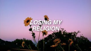 frank iero and the patience • losing my religion lyrics [upl. by Conlen]