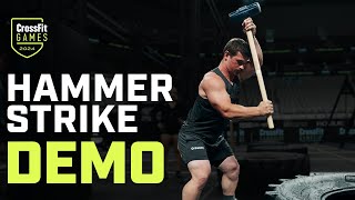 Hammer Strike Demo — 2024 CrossFit Games [upl. by Kenlee112]