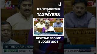 New Tax Rules 2024  Nirmala Sitharaman Changes In Tax Slabs  New Tax Regime  Budget 2024 shorts [upl. by Annaiuq]