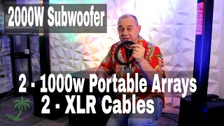 Connecting The Alto TS315s 2000w Subwoofer To TWO 1000w MLS1000 Line  Column Array [upl. by Ydassac918]