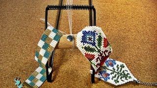 HOW TO Bead Loom Beading step by step tutorial for beginners [upl. by Ysnap]