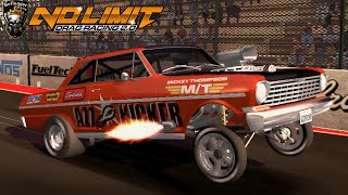 Chevy Nova 2 Gasser Tuning No Limit Drag Racing 2 Complete System tune [upl. by Anifad]