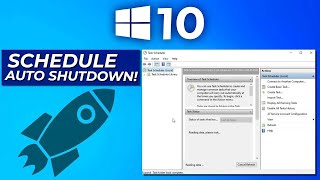 How to Schedule Auto Shutdown in Windows 10 REALLY EASY 2024 [upl. by Geraldina934]